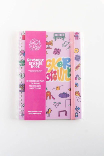 Sticker Playground Album – Playful Reusable Sticker Book