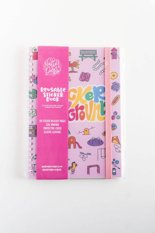 Sticker Playground Album – Playful Reusable Sticker Book