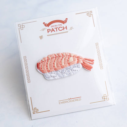 Sushi Patches - Iron on Patch: Salmon