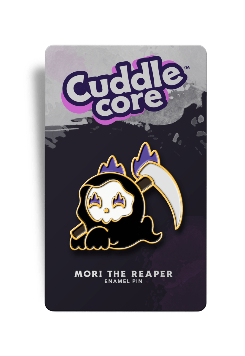 Mori the Mini Reaper Enamel Pin