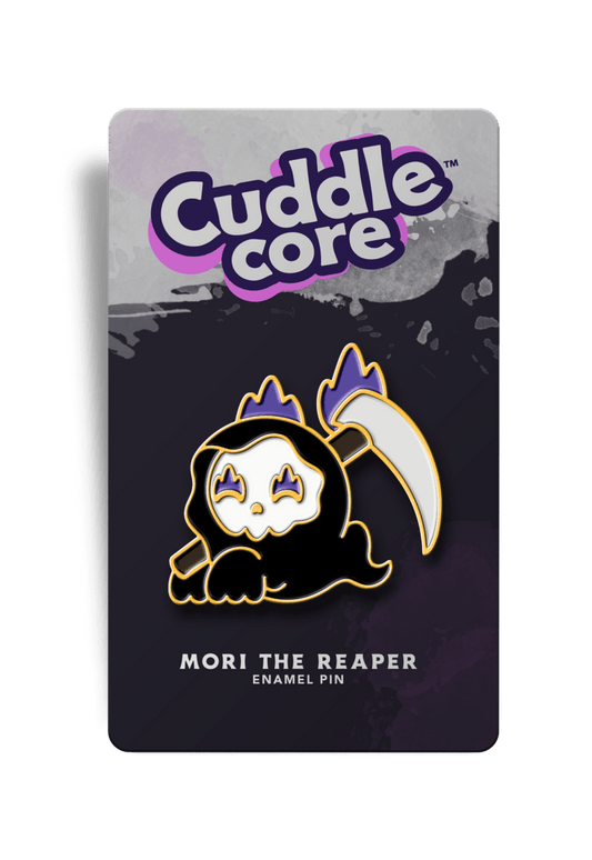 Mori the Mini Reaper Enamel Pin