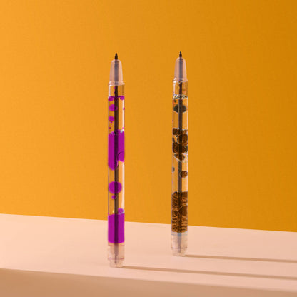 Scented Lava pens 2 PK Violet/Brown