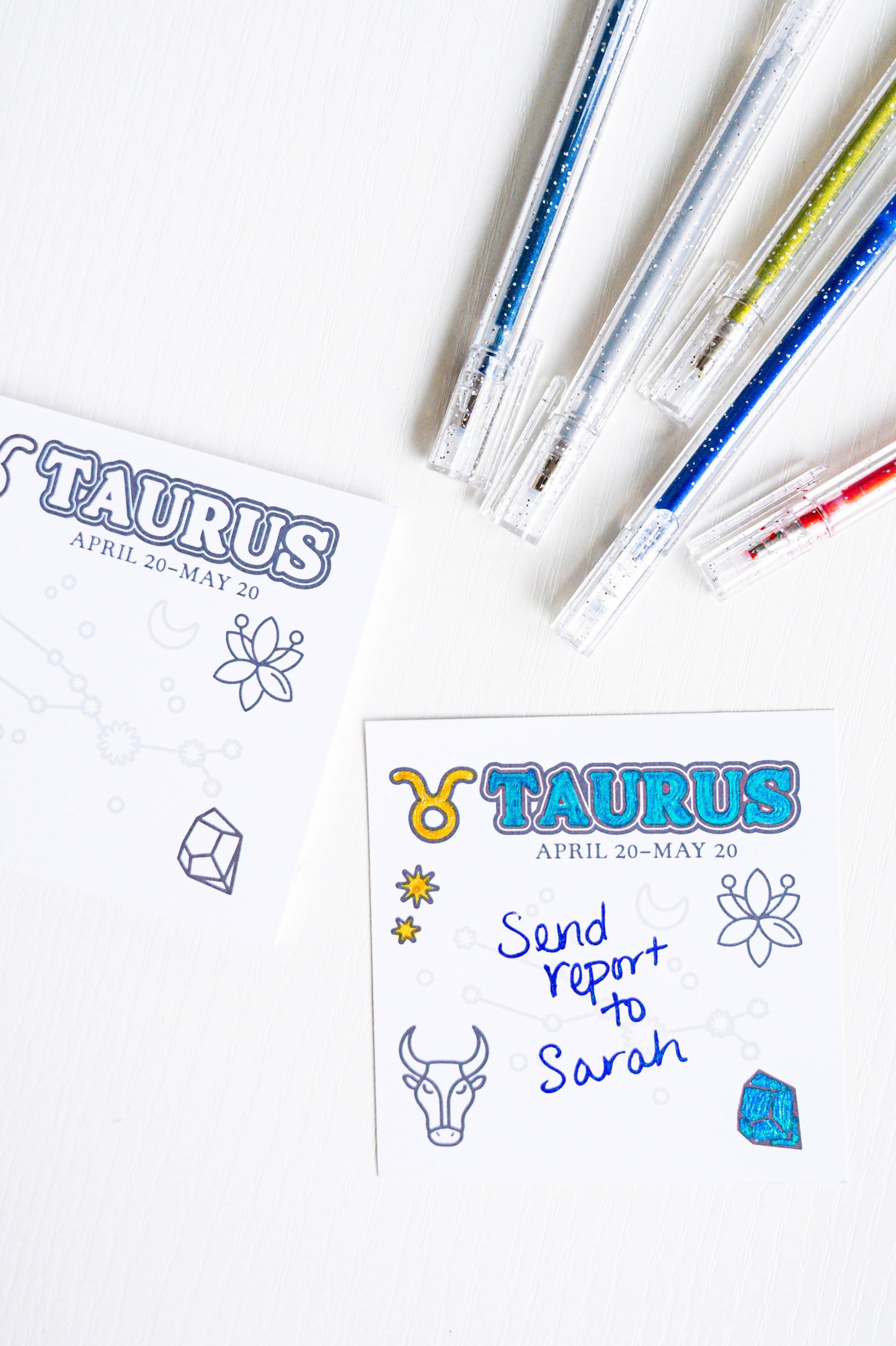 Color the Cosmos Post It Notes