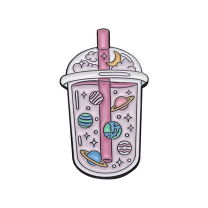 Pinori - Whimsical Potion Planet Enamel Pin: Green