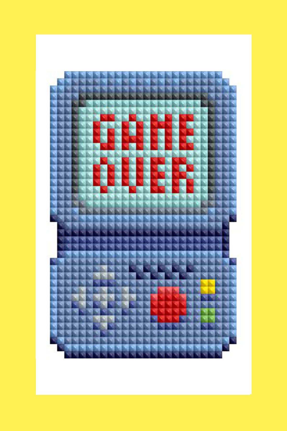 Mini Dazzles™ - 90s: Square With 25 Colors Including 1 AB and 1 Electro Diamond and 1 Iridescent Diamond and 1 Frosted Diamond and 21 Fairy Dust Diamonds / 4,629 / 4" x 6" (10.2cm x 15.2cm)