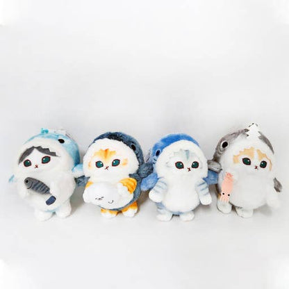 Mofusand Shark Costume bag charms Key Chain 13cm
