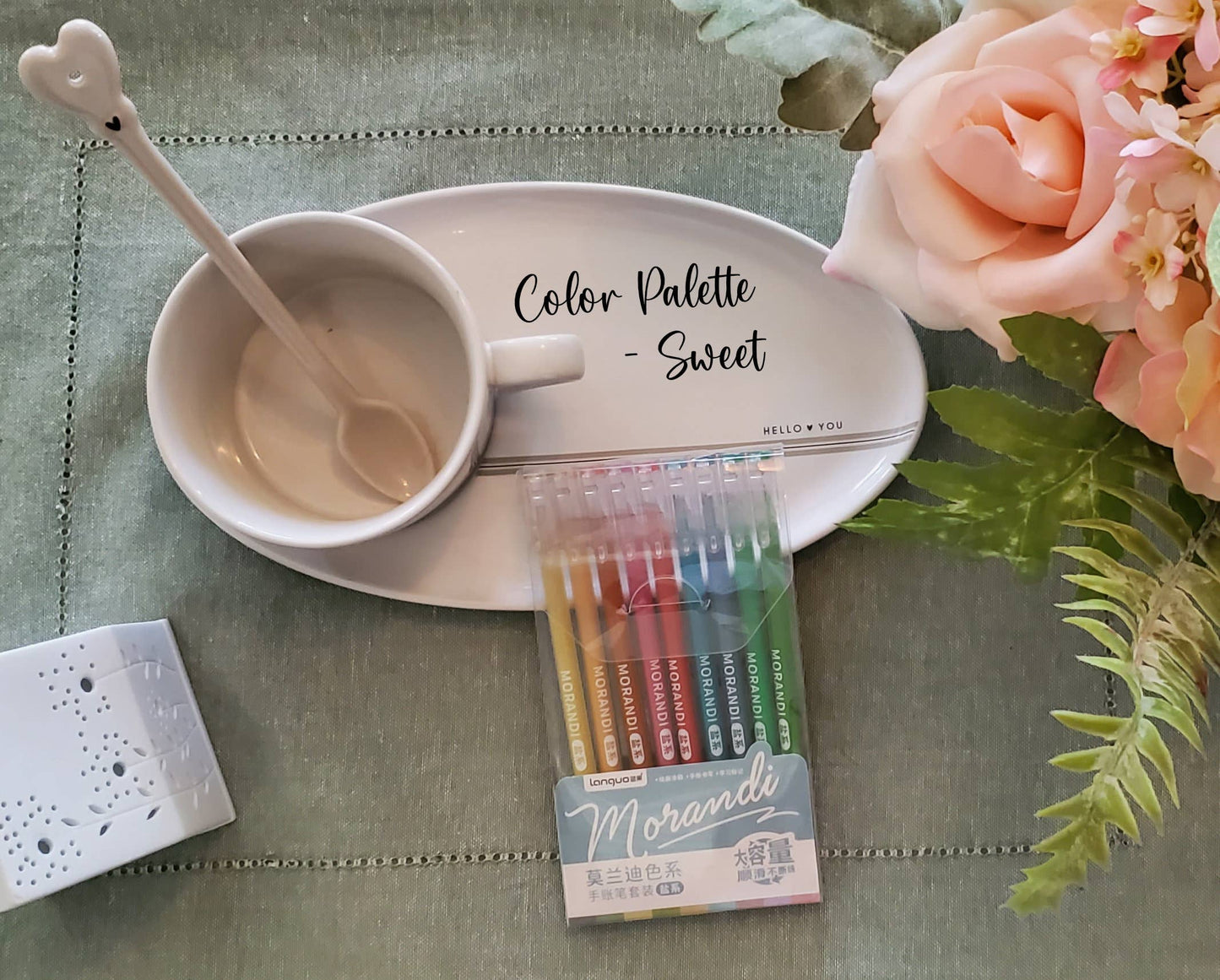 Morandi Gel Pens - 4 Color Options or Bundle: Salty