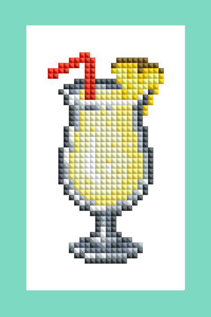 Mini Dazzles™ - Cocktails: Square With 19 Colors Including 1 AB and 18 Fairy Dust Diamonds / 3,760 / 4" x 6" (10.2cm x 15.2cm)