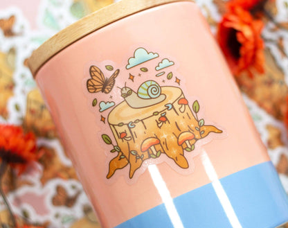 Forest Critters Clear Sticker