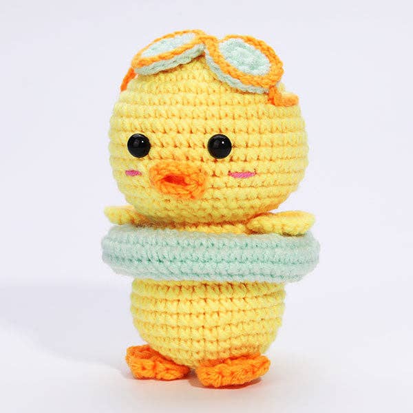 The LOOP Brigade: DIY Mini Crochet Plush Toy Complete Kit For Beginners - Mallory the Duck
