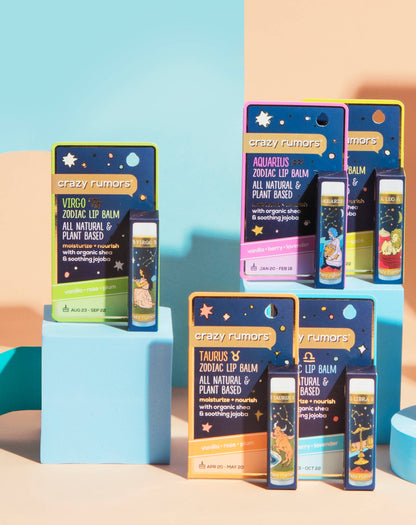 Zodiac Lip Balm: Hang Card Gift Box - Full Set