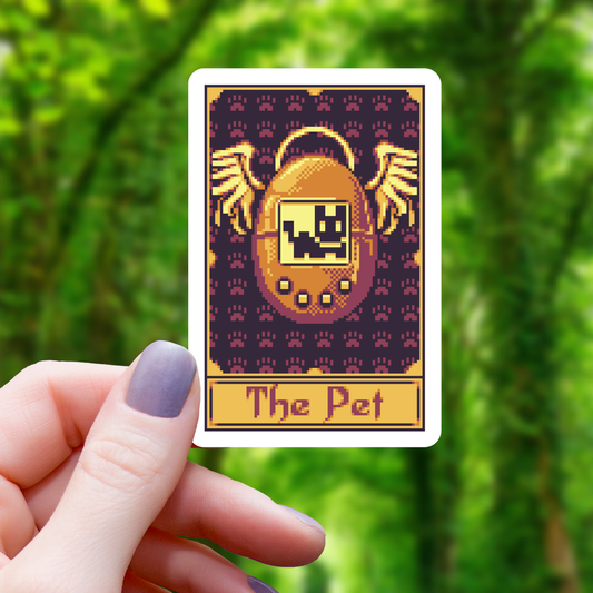 The Pet Tarot Card Sticker - 3"
