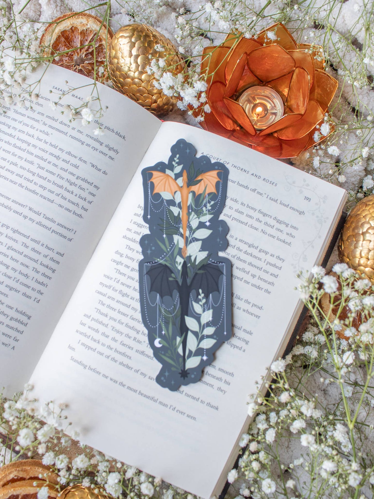 Fourth Wing Tairn and Andarna Bookmark