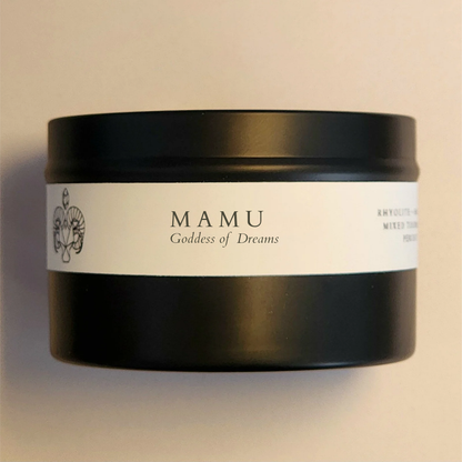 Mamu (Goddess of Dreams) • 8oz Soy Crystal Candle