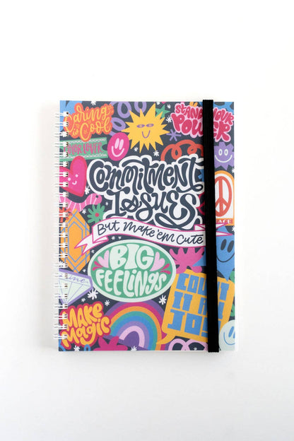 Commitment Issues – Colorful Reusable Sticker Book