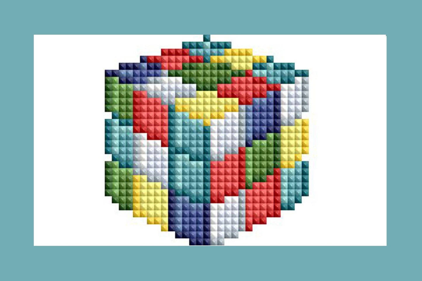 Mini Dazzles™ - 80s: Square With 21 Colors Including 21 Fairy Dust Diamonds / 5,110 / 4" x 6" (10.2cm x 15.2cm)