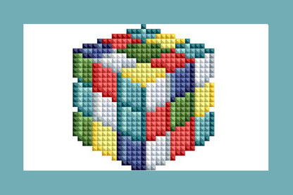 Mini Dazzles™ - 80s: Square With 21 Colors Including 21 Fairy Dust Diamonds / 5,110 / 4" x 6" (10.2cm x 15.2cm)