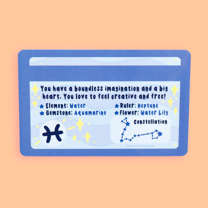Pisces Zodiac Fake ID Horoscope Fake Drivers License