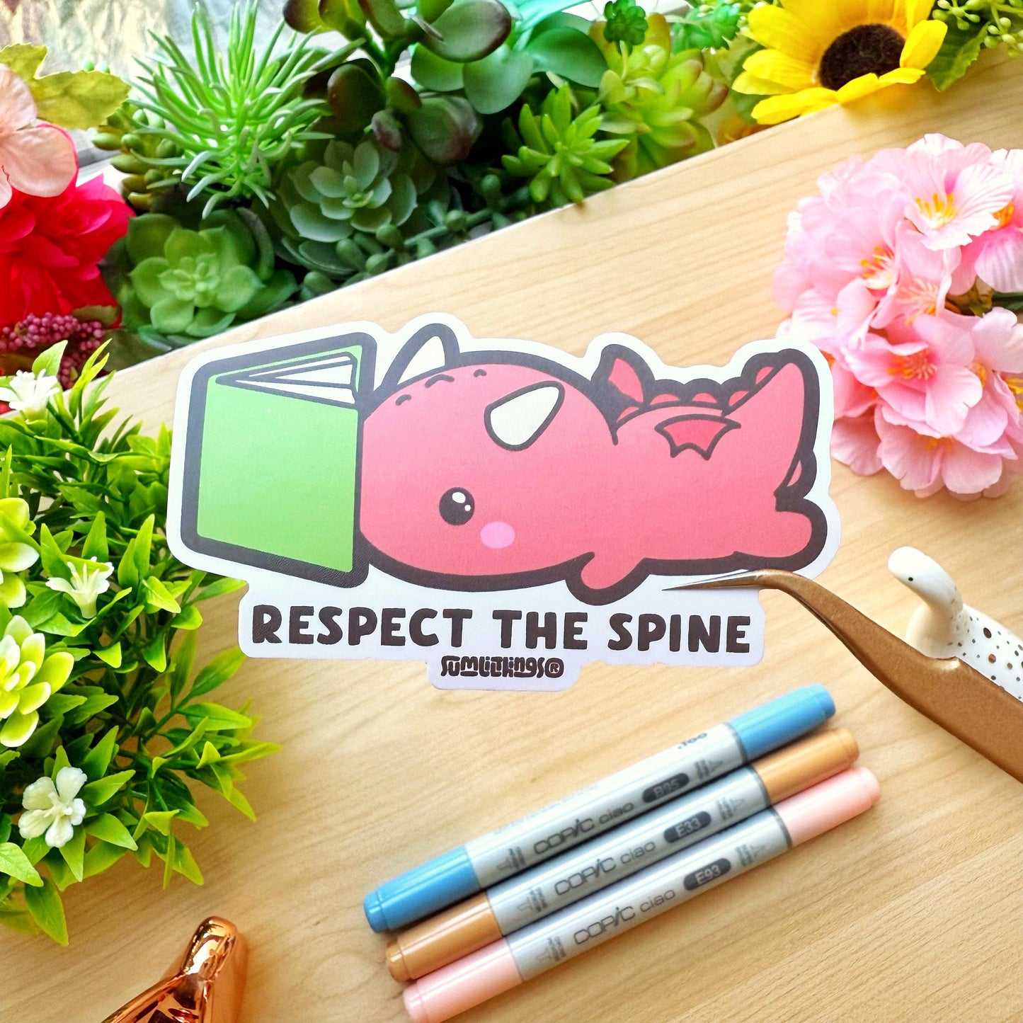 Vinyl Sticker - Respect the Spine