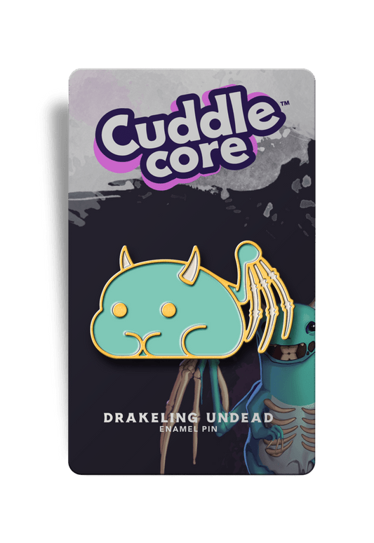 Bones the Undead Drakeling Enamel Pin