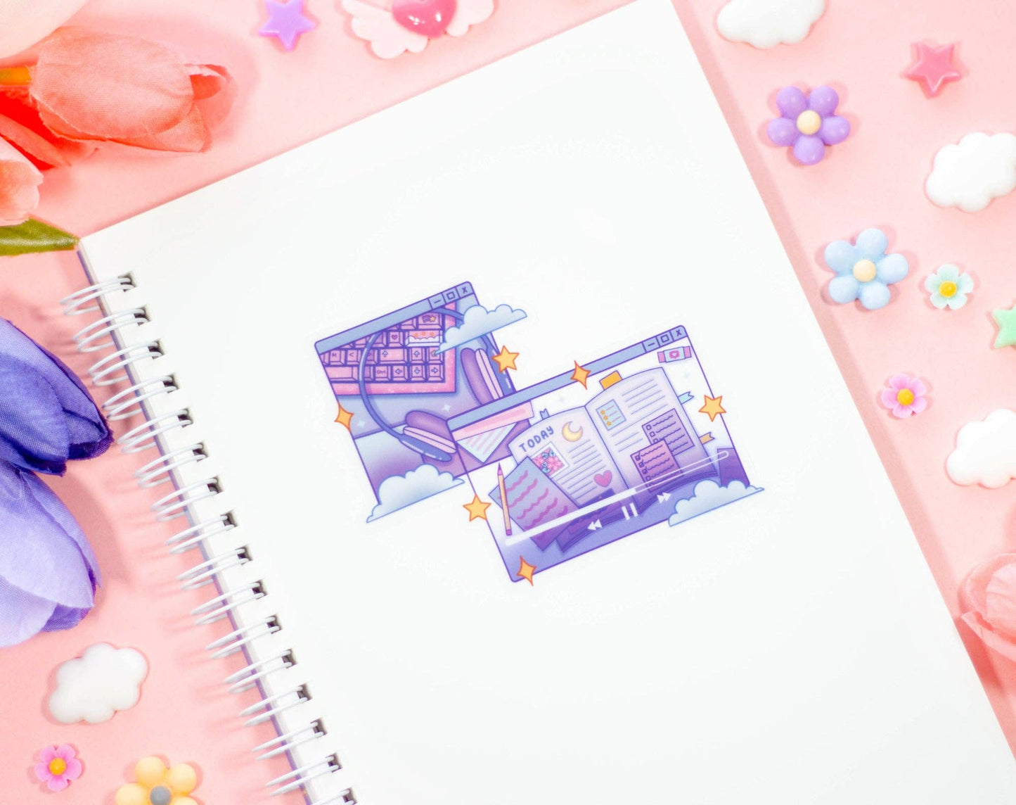 Study Night Sticker Book