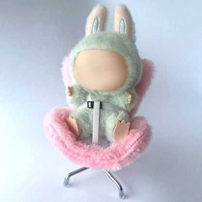 Mini Car Seat For Plush Dolls (1pc) Multiple Colors - Petite Threads: Blue