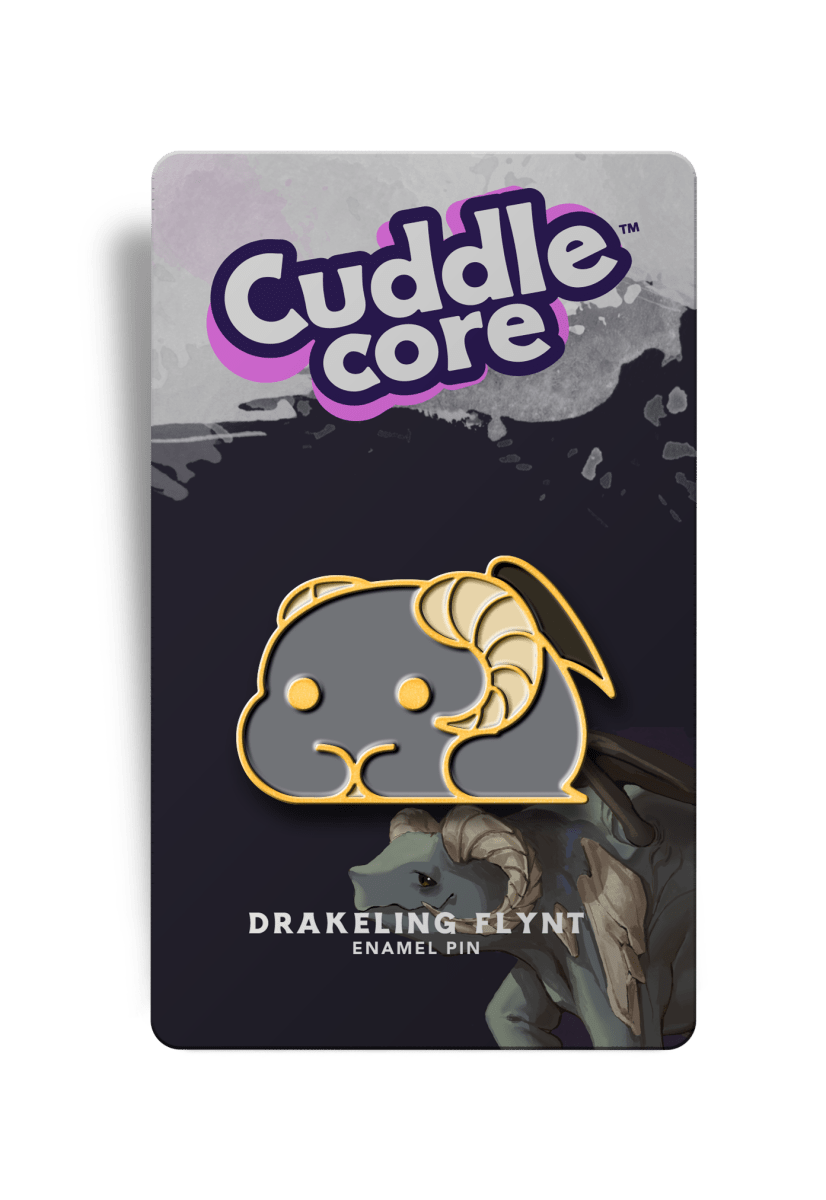 Flynt the Stone Drakeling Enamel Pin